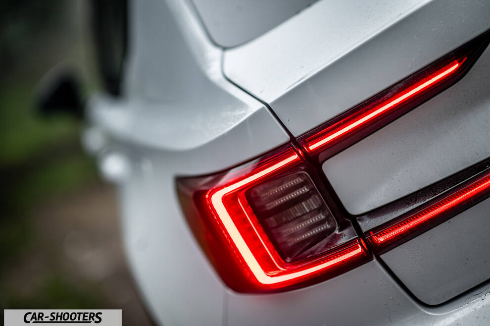Polestar 2 – detail, rear taillight close-up
