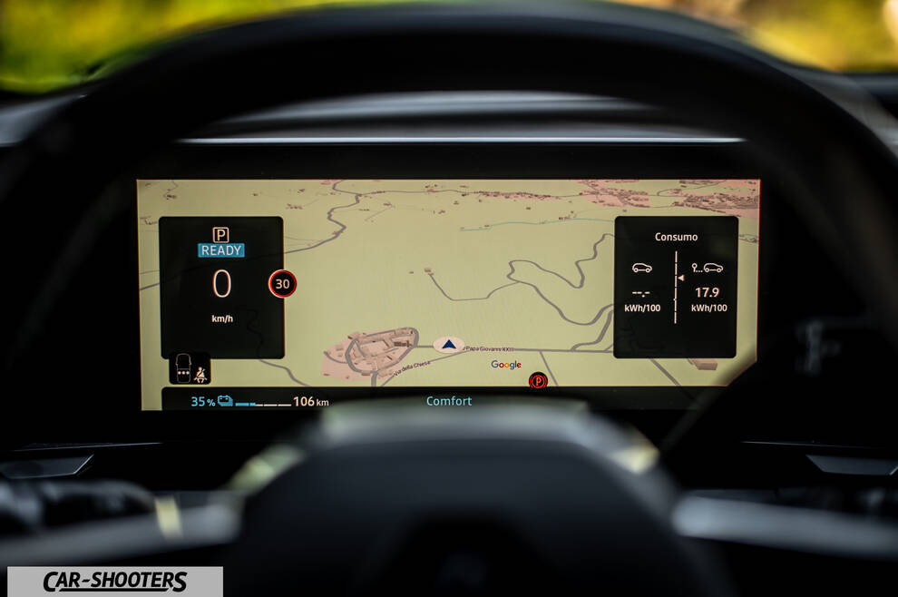 Renault Megane E TECH – dashboard, digital instrument cluster