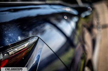 Renault Megane E TECH – detail, taillight and rear quarter panel detail