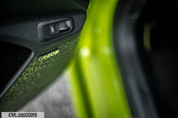 Skoda Enyaq – detail, door speaker grilles close-up