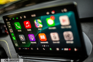 Skoda Enyaq – detail, infotainment touch screen display
