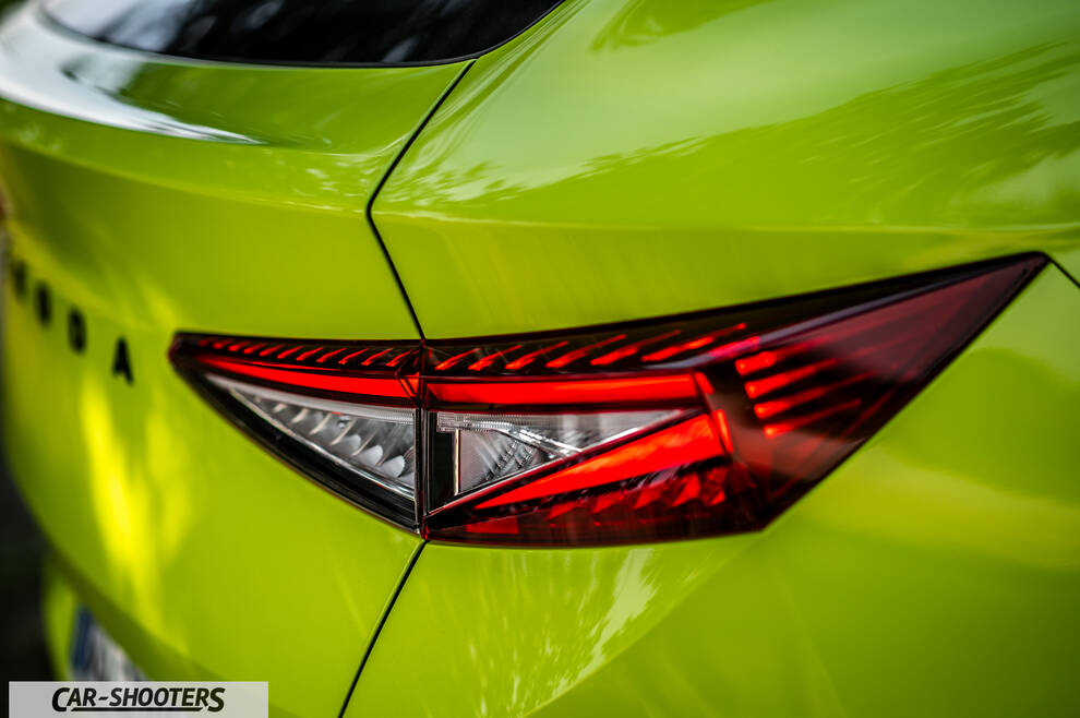 Skoda Enyaq – detail, taillight close-up