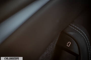 Tesla Model X – detail, door control button close-up
