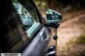 Polestar 4 – detail, side mirror close-up