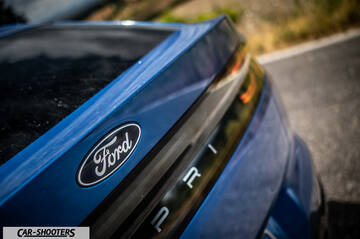 Ford Capri – detail, rear badge close-up