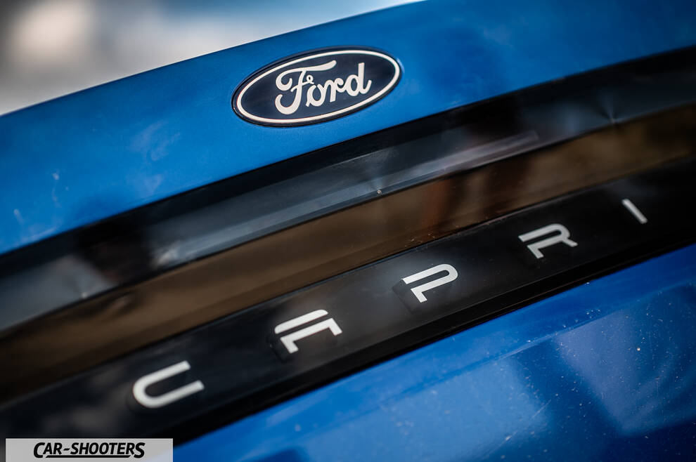 Ford Capri – detail, rear badge close-up