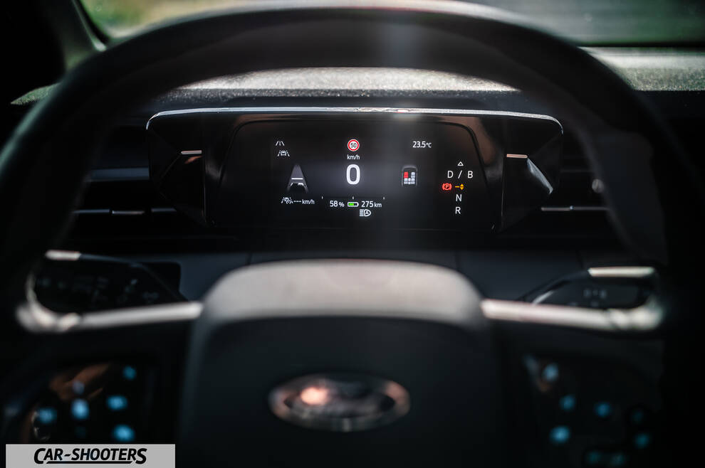 Ford Capri – dashboard, digital instrument cluster
